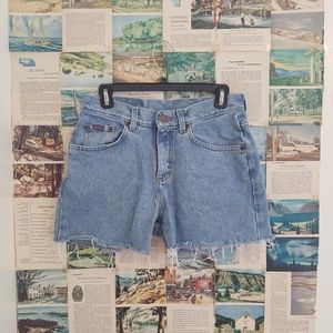 Riders Light Wash Denim Shorts